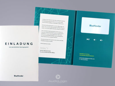 Audio Logo GmbH_Videobroschüre_Direct_Mailing_Einladung
