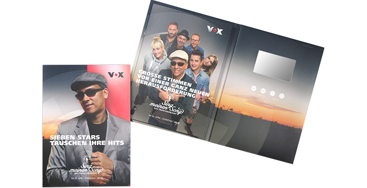 Strellson AG - Video-in-Print-Visitenkarte | Audio Logo GmbH